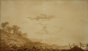 月光によるアルコナの眺め 作： Caspar David Friedrich